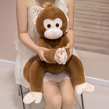 Amazon.co.jp: MILEE 猿 ぬいぐるみ 特大 さる 可愛いサル玩具 大きい